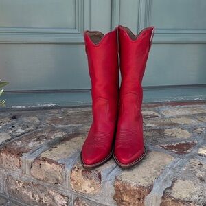 Red Western Cowboy Boots